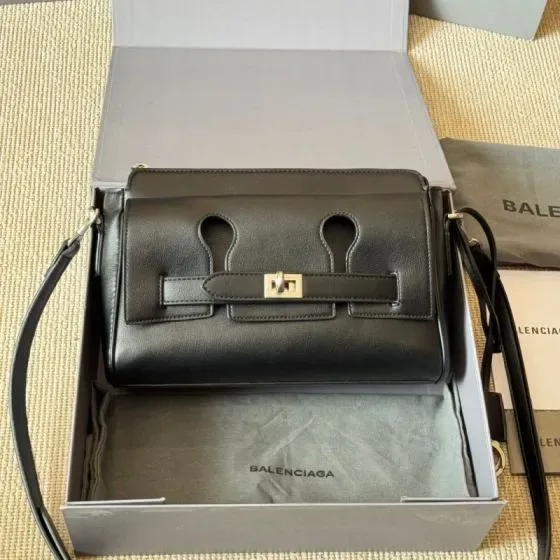Balenciaga Lindsay Small Shoulder Bag Black Shoulder Bag
