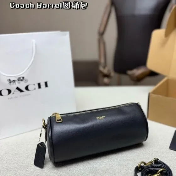 Coach Barrel Black Crossbody