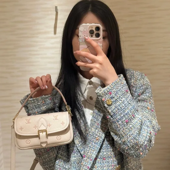 Louis Vuitton Nano Diane Blanco Bolso bandolera