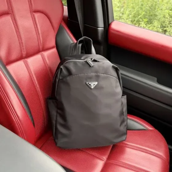 Prada Re-Nylon Backpack Black Backpack