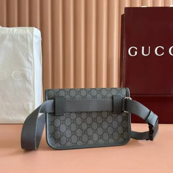Gucci Ophidia GG Supreme Grey Black crossbody