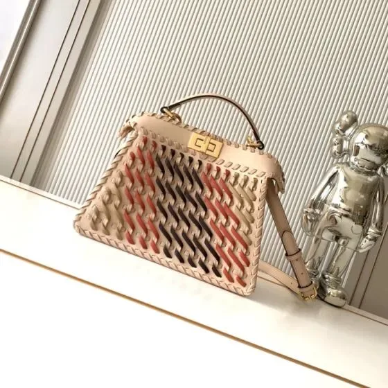 Fendi Peekaboo Iseeu Small Multicolor Top Handle