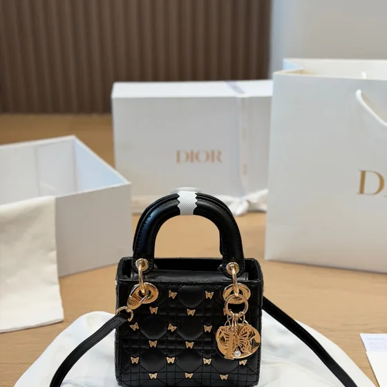Dior Lady Dior Noir Anse supérieure