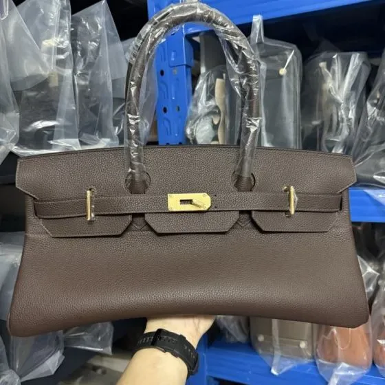 Hermes Shoulder Birkin Dark Brown Top Handle