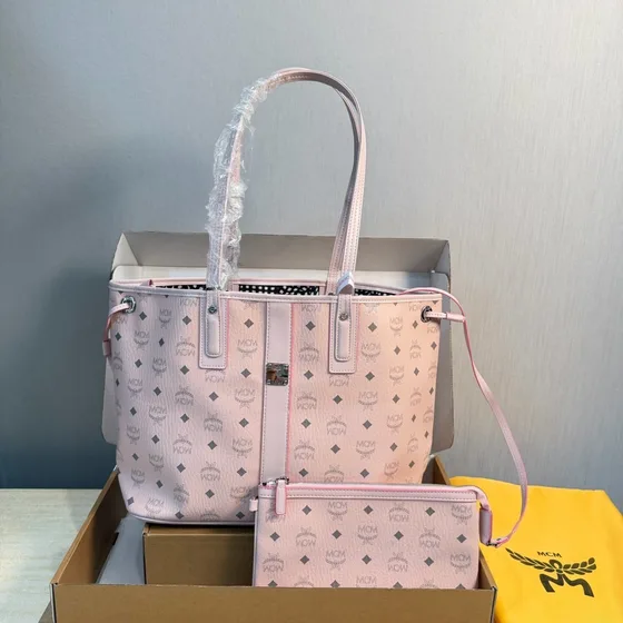 MCM Toni Tote Weiß Shoppertasche