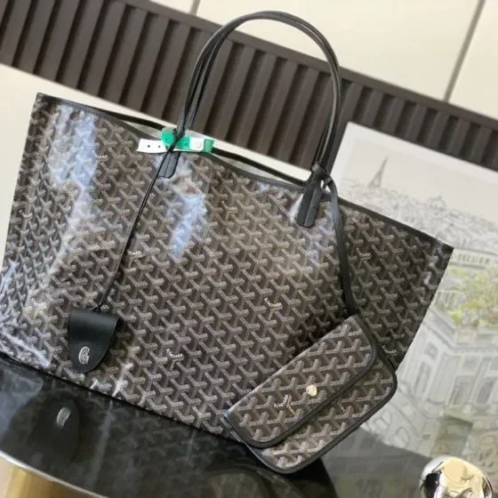 Goyard Saint Louis Grey Tote Bag