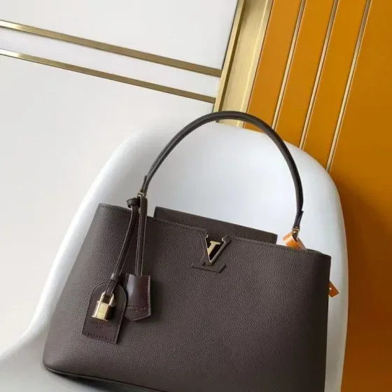 Louis Vuitton Capucines Dark Brown Top Handle