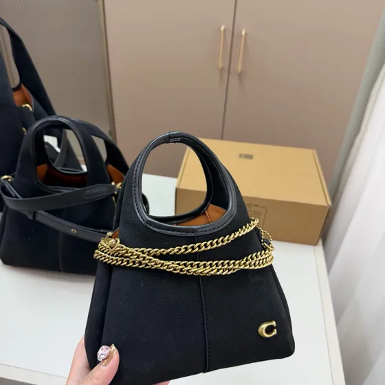 Coach Lana 19 Sort 19cm Tophåndtak