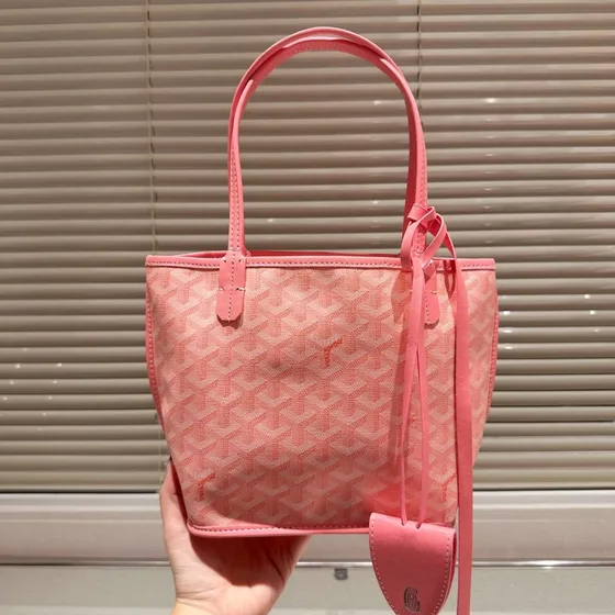 Goyard Anjou Mini Pink Tote Bag