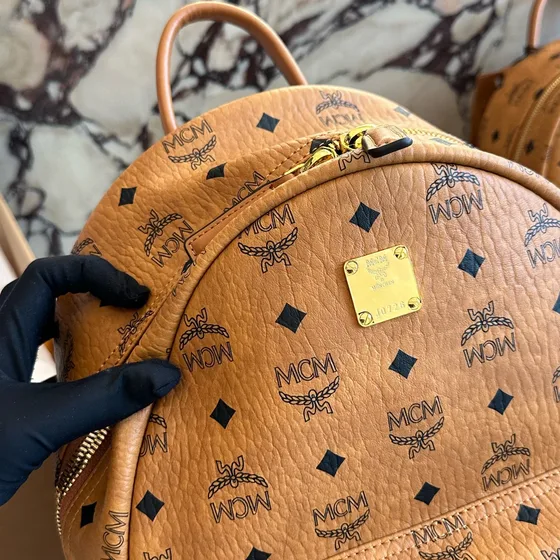 MCM Stark Rugzak Cognac Bruin Rugzak