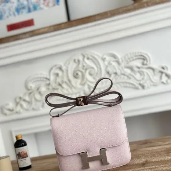 Hermes Constance Light Pink Crossbody