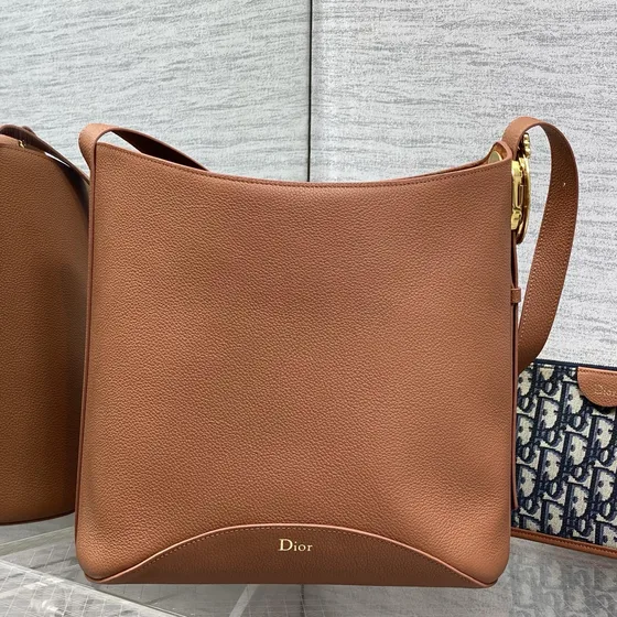 Dior Medium Dior Essentials Bucket Bag Brown Shoulder Bag