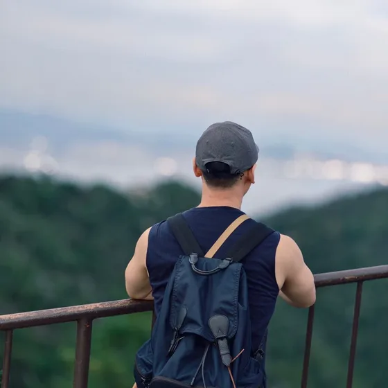 Burberry Blue Backpack
