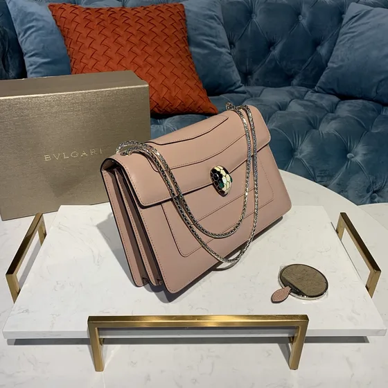 Bvlgari Serpenti Forever Shoulder Bag Pink Shoulder Bag