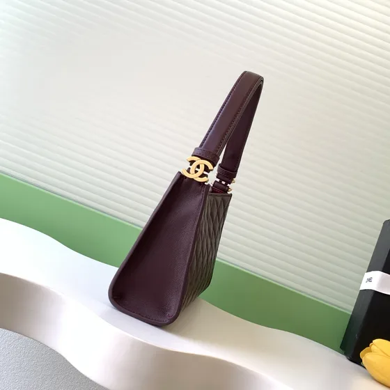 Chanel Gaby Shoulder Bag Dark Burgundy Shoulder Bag