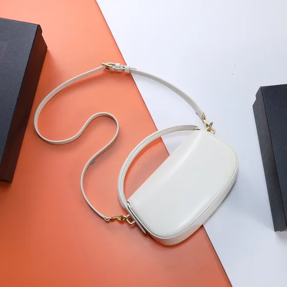 YSL Zoe Camera Bag White Crossbody