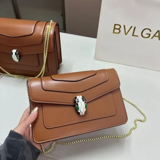 Bvlgari Serpenti Forever Brown Crossbody