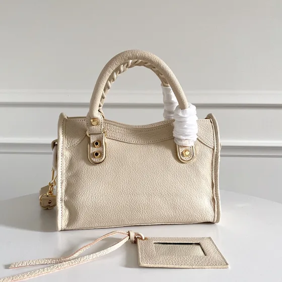 Balenciaga City Mini Beige Top Handle