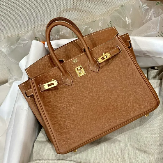 Hermes Birkin 25 Coklat 25 Top Handle