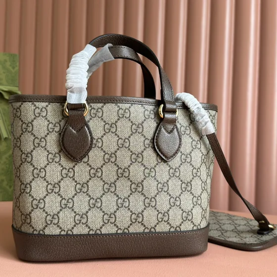 Gucci Gg Marmont Mini Bolso tote Beige/Marrón Bolso tote