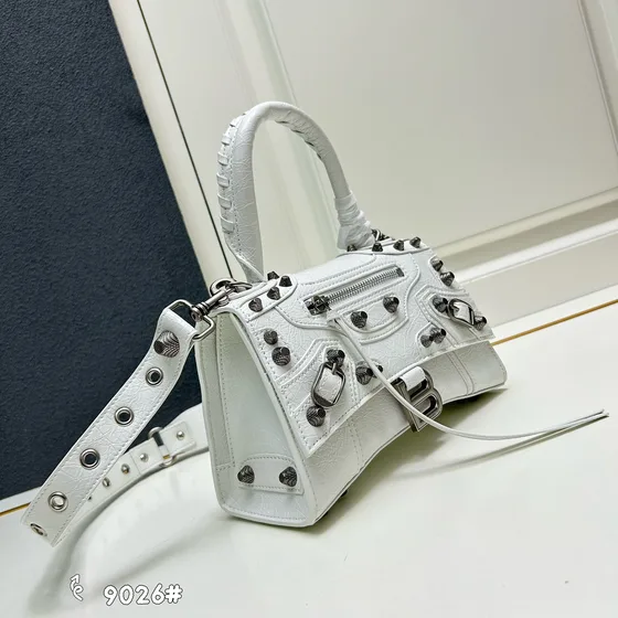 Balenciaga Neo Cagole City Bag White Top Handle