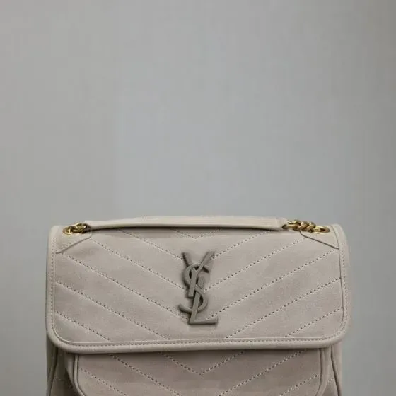YSL Niki Light Gray Shoulder Bag