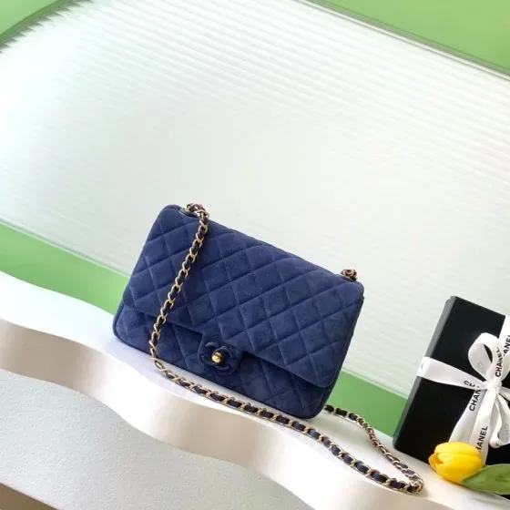 Chanel Classic Flap Navy Blue Flap Bag
