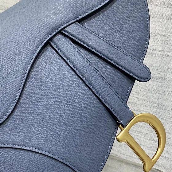 Dior Saddle Bag Dusty Mavi Omuz çantası