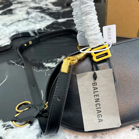 Balenciaga Editor Small Tophåndtak Bag Sort Tophåndtak