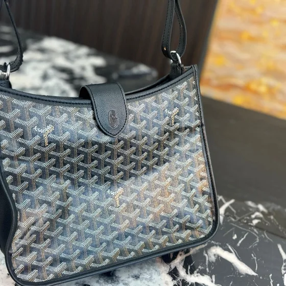 Goyard Hobo Bohème Preto/Cinza/Marrom Hobo