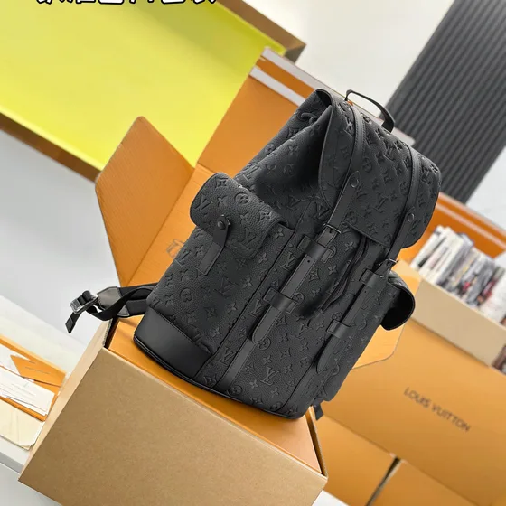 Louis Vuitton Christopher Mm Black Backpack