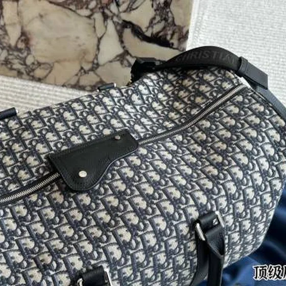 Dior Oblique navy beige travel