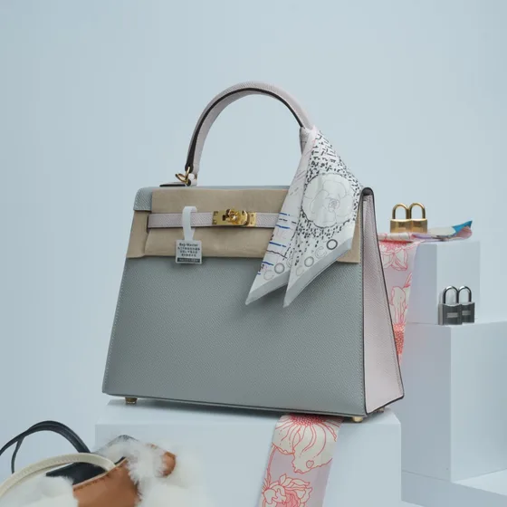 Hermes Kelly 28 Gray Top Handle