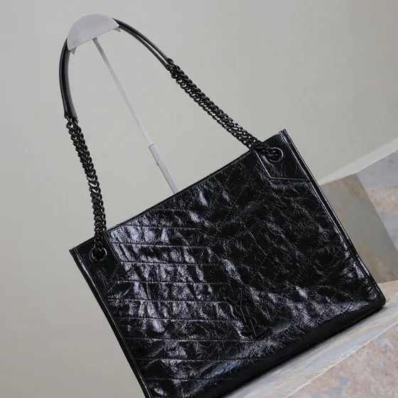 YSL Niki Shopping Tote Black Tote Bag