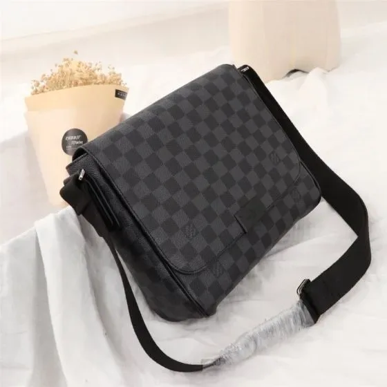 Louis Vuitton District Black Gray Crossbody