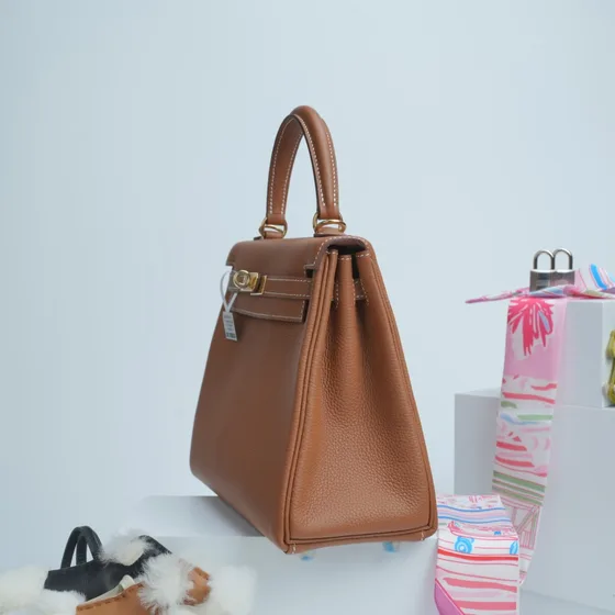 Hermes Kelly Marron Anse supérieure