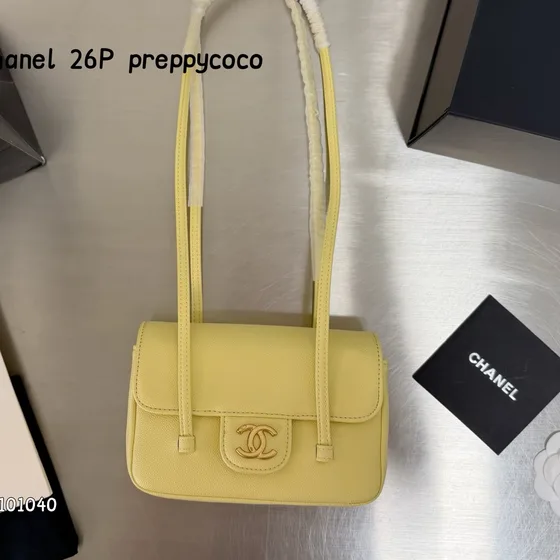 Chanel 26P Preppy Coco Сумка с клапаном Белый Сумка с клапаном