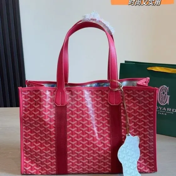 Goyard Villette Tote Red Tote Bag