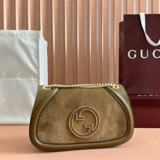 Gucci Blondie Shoulder Bag Brown Shoulder Bag