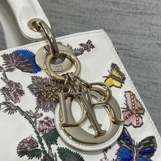 Dior Lady Dior Wit Bovenhandgreep