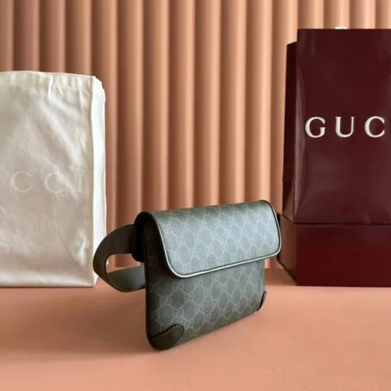 Gucci GG Supreme Braun Grün crossbody