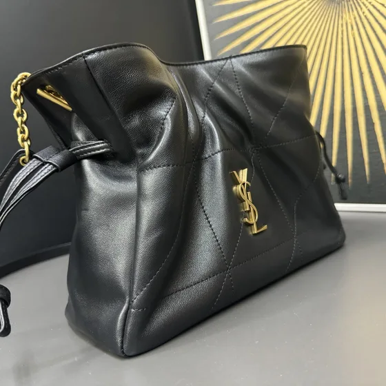 YSL Jamie Pochon Noir Hobo