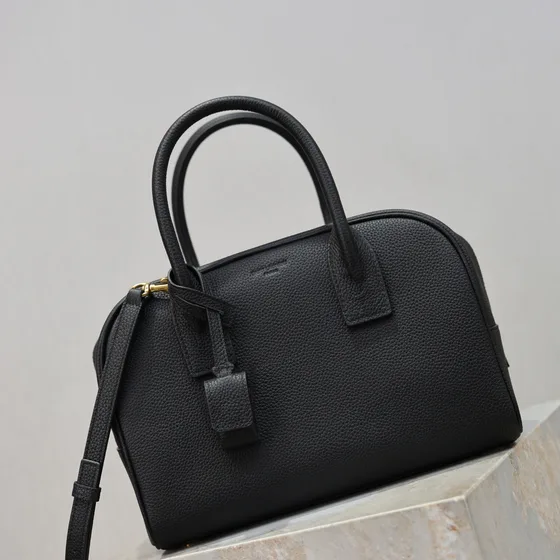 YSL Sac De Jour Duffle Bag Black Top Handle