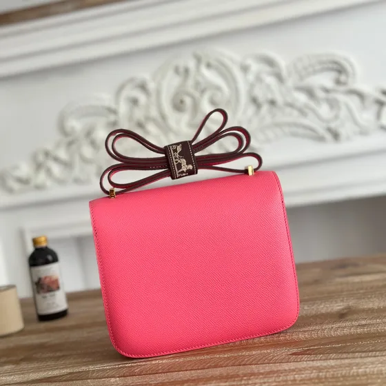 Hermes Constance Hot สีชมพู Crossbody