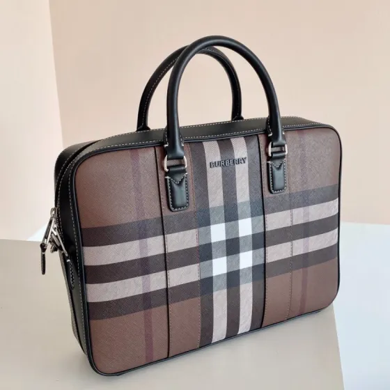 Burberry briefcase Brown Check large business