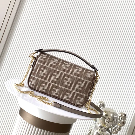 Fendi Baguette Brown Shoulder Bag