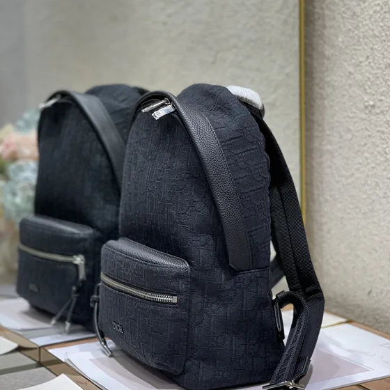 Dior Dior Rider Backpack สีดำ Backpack