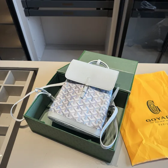 Goyard Alpin Mini Backpack White Backpack