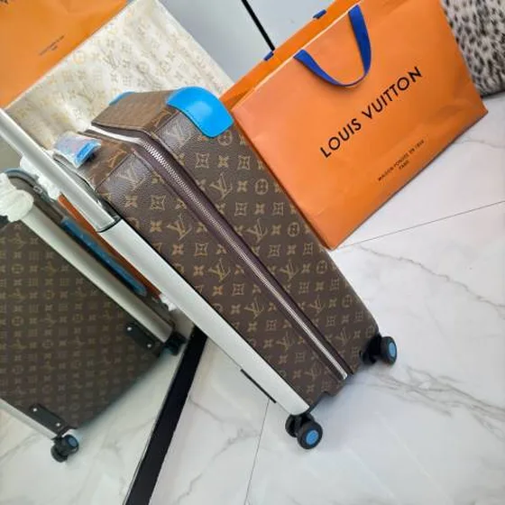 Louis Vuitton kuffert Monogram Brun with Blå travel