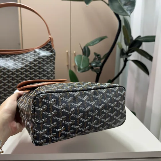 Goyard Boho Hobo Siyah And Tan Hobo